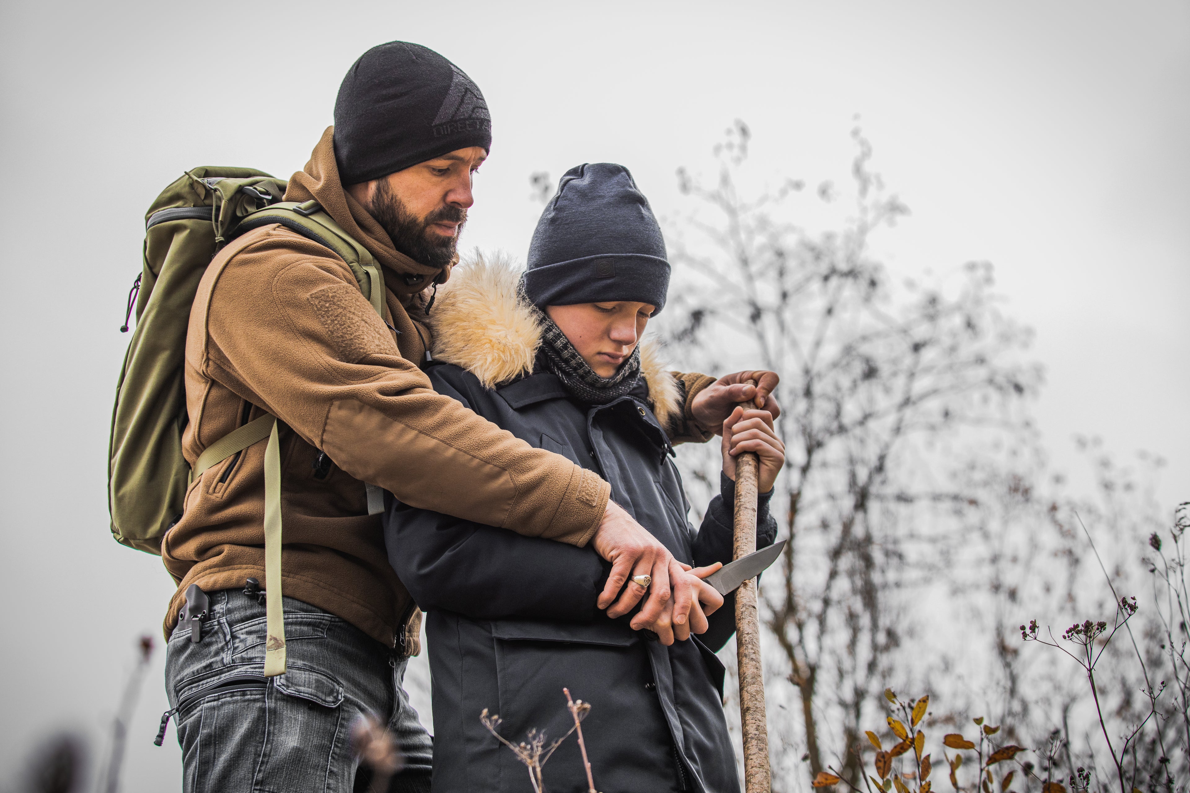 Couteau Commandeur père fis en foret