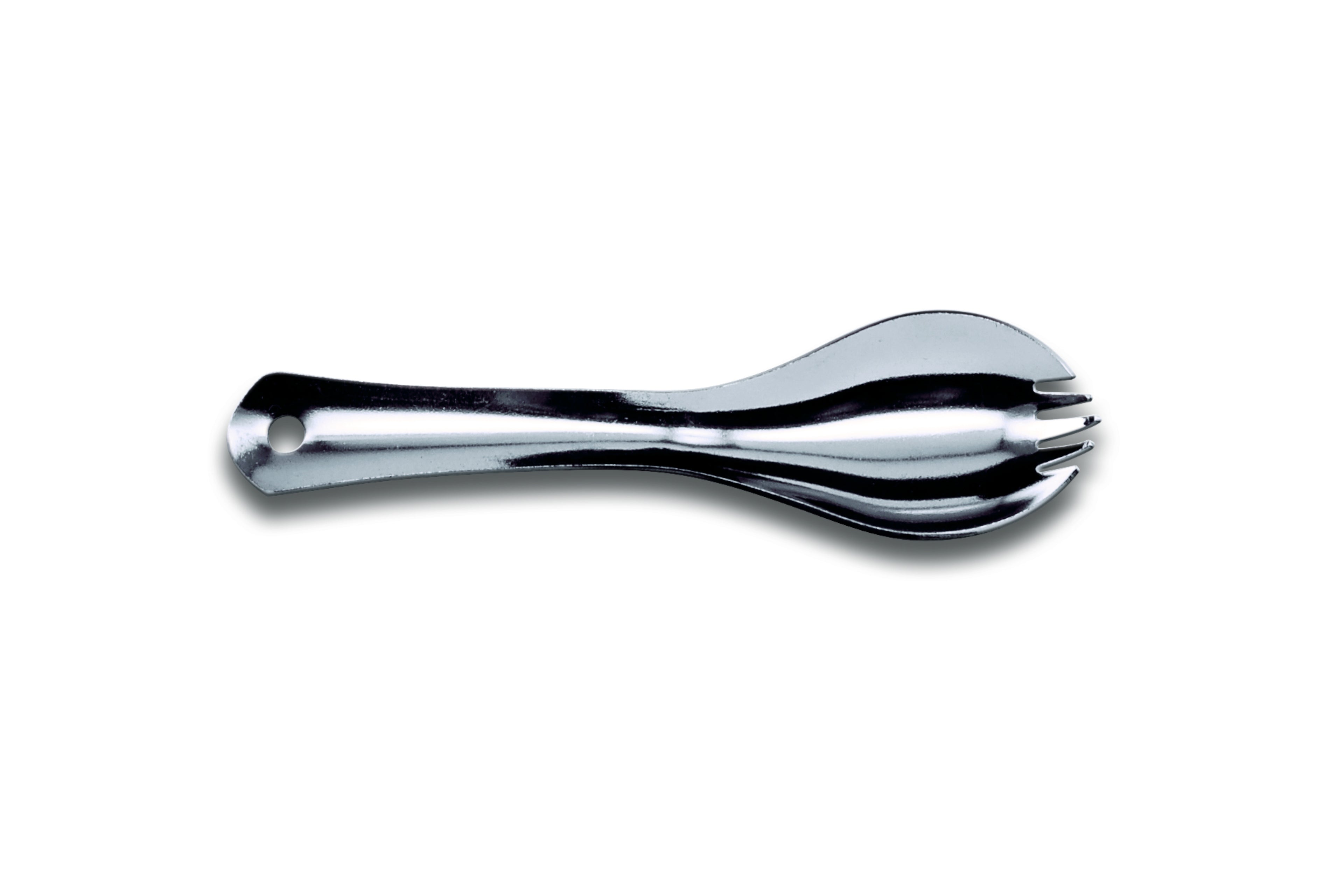 Set 2 couverts pliants 900, fourchette + cuillère, en acier inox pour le camping Set 2 couverts pliants 900, fourchette + cuillère, en acier inox pour le camping